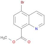 8-Quinolinecarboxylic acid, 5-bromo-, methyl ester