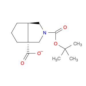 Cyclopenta[c]pyrrole-2,3a(1H,4H)-dicarboxylic acid, tetrahydro-, 2-(1,1-dimethylethyl) ester, (3aR…