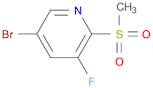 Pyridine, 5-bromo-3-fluoro-2-(methylsulfonyl)-