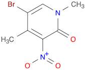 2(1H)-Pyridinone, 5-bromo-1,4-dimethyl-3-nitro-