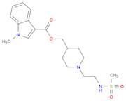 1H-Indole-3-carboxylic acid, 1-methyl-, [1-[2-[(methylsulfonyl)amino]ethyl]-4-piperidinyl]methyl e…