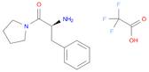 Pyrrolidine, 1-[(2S)-2-amino-1-oxo-3-phenylpropyl]-, mono(trifluoroacetate) (9CI)