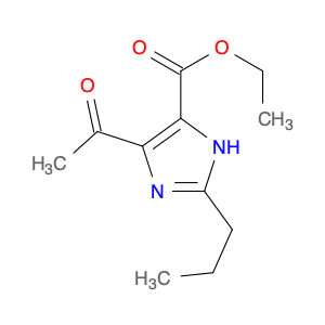 1H-Imidazole-5-carboxylic acid, 4-acetyl-2-propyl-, ethyl ester