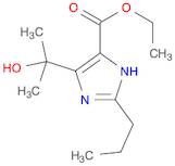 1H-Imidazole-5-carboxylic acid, 4-(1-hydroxy-1-methylethyl)-2-propyl-, ethyl ester