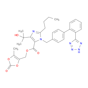 1H-Imidazole-5-carboxylic acid, 2-butyl-4-(1-hydroxy-1-methylethyl)-1-[[2'-(2H-tetrazol-5-yl)[1,1'…