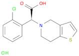 Thieno[3,2-c]pyridine-5(4H)-acetic acid, α-(2-chlorophenyl)-6,7-dihydro-, hydrochloride (1:1), (αS…