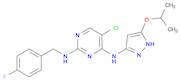 2,4-Pyrimidinediamine, 5-chloro-N2-[(4-fluorophenyl)methyl]-N4-[5-(1-methylethoxy)-1H-pyrazol-3-...