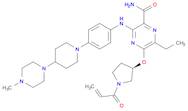 2-Pyrazinecarboxamide, 6-ethyl-3-[[4-[4-(4-methyl-1-piperazinyl)-1-piperidinyl]phenyl]amino]-5-[[(…