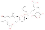 Butanedioic acid, 1-[(1S,2E,4E)-1-[(2R,5S,7R,8S)-2-butyl-7-[(2E,4E,6S,7S,8E)-9-carboxy-6-hydroxy-3…