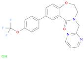 1,4-Benzoxazepin-5(2H)-one, 3,4-dihydro-4-(2-pyrimidinylmethyl)-7-[4-(trifluoromethoxy)phenyl]-,...