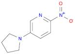 Pyridine, 2-nitro-5-(1-pyrrolidinyl)-