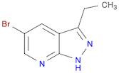 1H-Pyrazolo[3,4-b]pyridine, 5-bromo-3-ethyl-