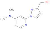 1H-Pyrazole-3-methanol, 1-[4-(dimethylamino)-2-pyridinyl]-