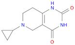 Pyrido[4,3-d]pyrimidine-2,4(1H,3H)-dione, 6-cyclopropyl-5,6,7,8-tetrahydro-