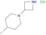 Piperidine, 1-(3-azetidinyl)-4-fluoro-, hydrochloride (1:1)