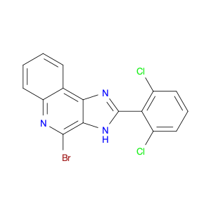 3H-Imidazo[4,5-c]quinoline, 4-bromo-2-(2,6-dichlorophenyl)-