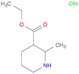 3-Piperidinecarboxylic acid, 2-methyl-, ethyl ester, hydrochloride (1:1)