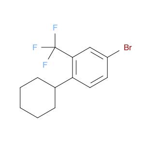 Benzene, 4-bromo-1-cyclohexyl-2-(trifluoromethyl)-