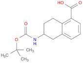 1-Naphthalenecarboxylic acid, 6-[[(1,1-dimethylethoxy)carbonyl]amino]-5,6,7,8-tetrahydro-