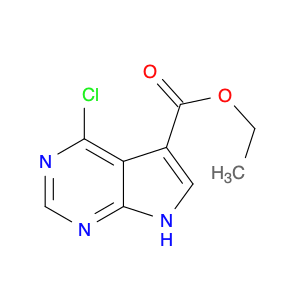 7H-Pyrrolo[2,3-d]pyrimidine-5-carboxylic acid, 4-chloro-, ethyl ester