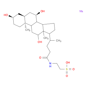 Ethanesulfonic acid, 2-[[(3α,5β,7α,12α)-3,7,12-trihydroxy-24-oxocholan-24-yl]amino]-, sodium sal...