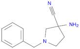 3-Pyrrolidinecarbonitrile, 3-amino-1-(phenylmethyl)-