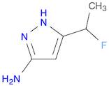 1H-Pyrazol-3-amine, 5-(1-fluoroethyl)-