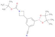 1-Azetidinecarboxylic acid, 3-[3-cyano-5-(4,4,5,5-tetramethyl-1,3,2-dioxaborolan-2-yl)phenyl]-, ...