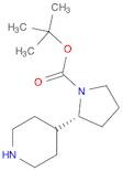 1-Pyrrolidinecarboxylic acid, 2-(4-piperidinyl)-, 1,1-dimethylethyl ester, (2R)-