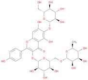 4H-1-Benzopyran-4-one, 3-[[6-O-(6-deoxy-α-L-mannopyranosyl)-β-D-glucopyranosyl]oxy]-6-(β-D-gluco...