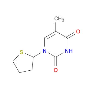 2,4(1H,3H)-Pyrimidinedione, 5-methyl-1-(tetrahydro-2-thienyl)-