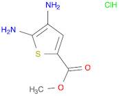 2-Thiophenecarboxylic acid, 4,5-diamino-, methyl ester, hydrochloride (1:2)