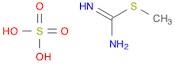 Carbamimidothioic acid, methyl ester, sulfate (1:1)