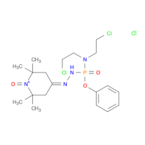 Piperidinium, 4-[[[bis(2-chloroethyl)amino]phenoxyphosphinyl]hydrazono]-2,2,6,6-tetramethyl-1-oxo-…