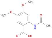 Benzoic acid, 2-(acetylamino)-4,5-dimethoxy-