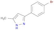 1H-Pyrazole, 3-(4-bromophenyl)-5-methyl-