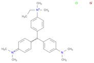 Benzenaminium, 4-[[4-(dimethylamino)phenyl][4-(dimethyliminio)-2,5-cyclohexadien-1-ylidene]methyl]…