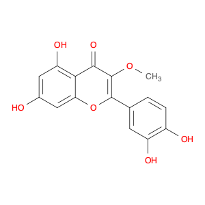 4H-1-Benzopyran-4-one, 2-(3,4-dihydroxyphenyl)-5,7-dihydroxy-3-methoxy-