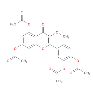 4H-1-Benzopyran-4-one, 5,7-bis(acetyloxy)-2-[3,4-bis(acetyloxy)phenyl]-3-methoxy-