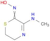 2H-1,4-Thiazin-2-one, 5,6-dihydro-3-(methylamino)-, oxime