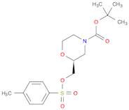 4-Morpholinecarboxylic acid, 2-[[[(4-methylphenyl)sulfonyl]oxy]methyl]-, 1,1-dimethylethyl ester, …