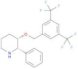 Piperidine, 3-[[3,5-bis(trifluoromethyl)phenyl]methoxy]-2-phenyl-, (2S,3S)-