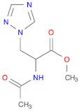 1H-1,2,4-Triazole-1-propanoic acid, α-(acetylamino)-, methyl ester