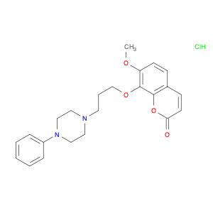 7-methoxy-8-[3-(4-phenylpiperazin-1-yl)propoxy]chromen-2-one hydrochlo ride