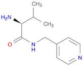 Butanamide, 2-amino-3-methyl-N-(4-pyridinylmethyl)-, (2S)-