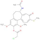 Acetic acid, chloro-, (7S)-7-(acetylamino)-5,6,7,9-tetrahydro-1,3-dimethoxy-10-(methylthio)-9-oxob…