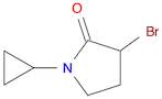 2-Pyrrolidinone, 3-bromo-1-cyclopropyl-