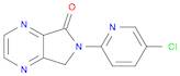 5H-Pyrrolo[3,4-b]pyrazin-5-one, 6-(5-chloro-2-pyridinyl)-6,7-dihydro-