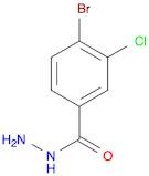 Benzoic acid, 4-bromo-3-chloro-, hydrazide