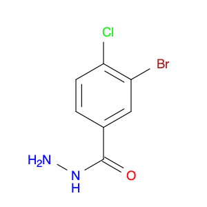 Benzoic acid, 3-bromo-4-chloro-, hydrazide